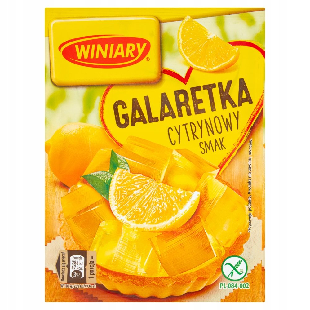 Winiary GALARETKA CYTRYNOWA 71G 55485007