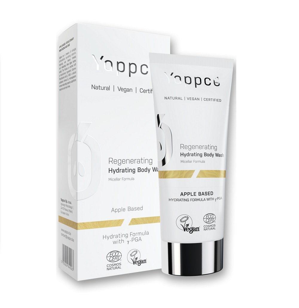 Yappco Yappco, Żel pod prysznic formuła micelarna, regenerujący, nawilżający, 200ml 5903624640063