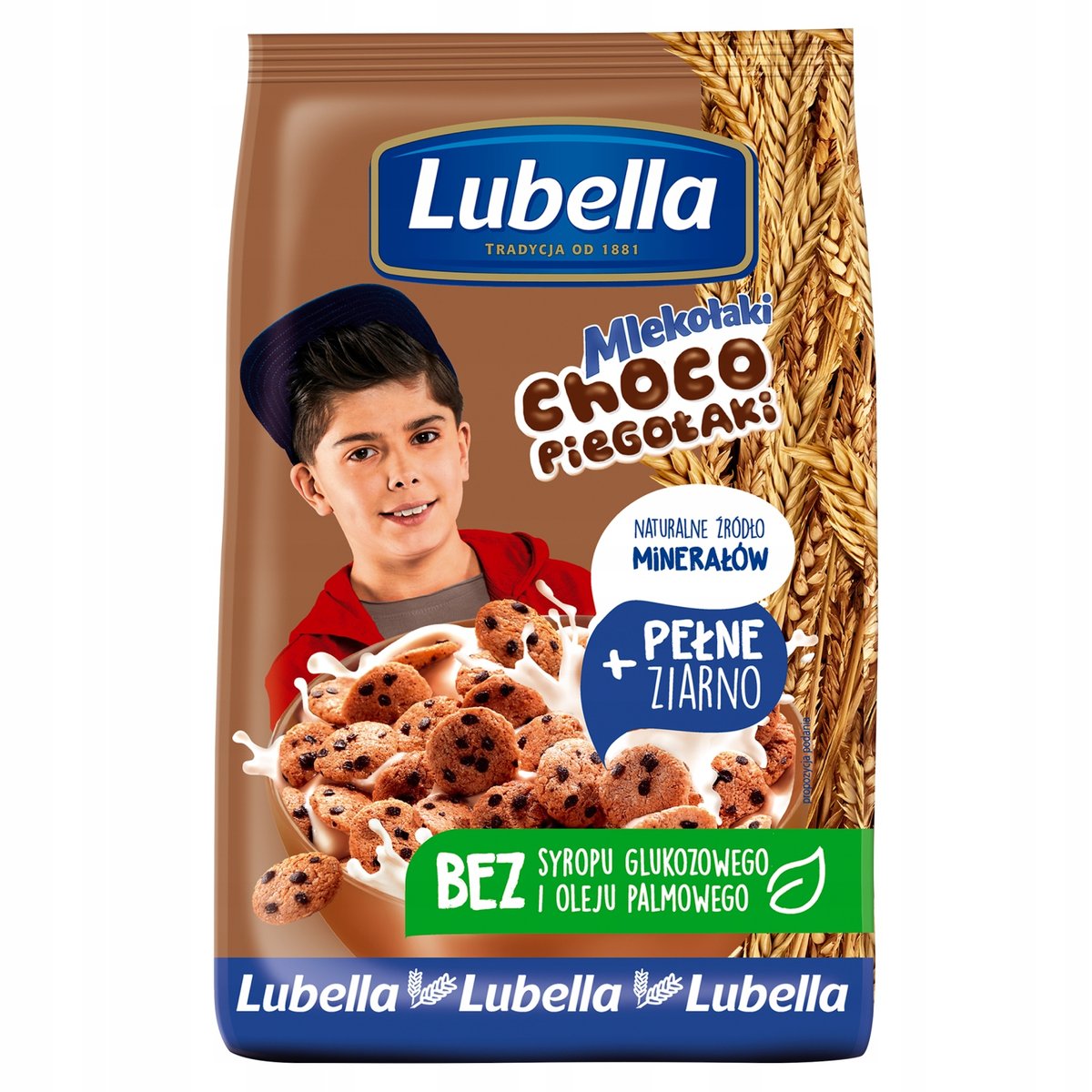 Lubella Mlekołaki płatki śniadaniowe Choco Piegołaki 500 g