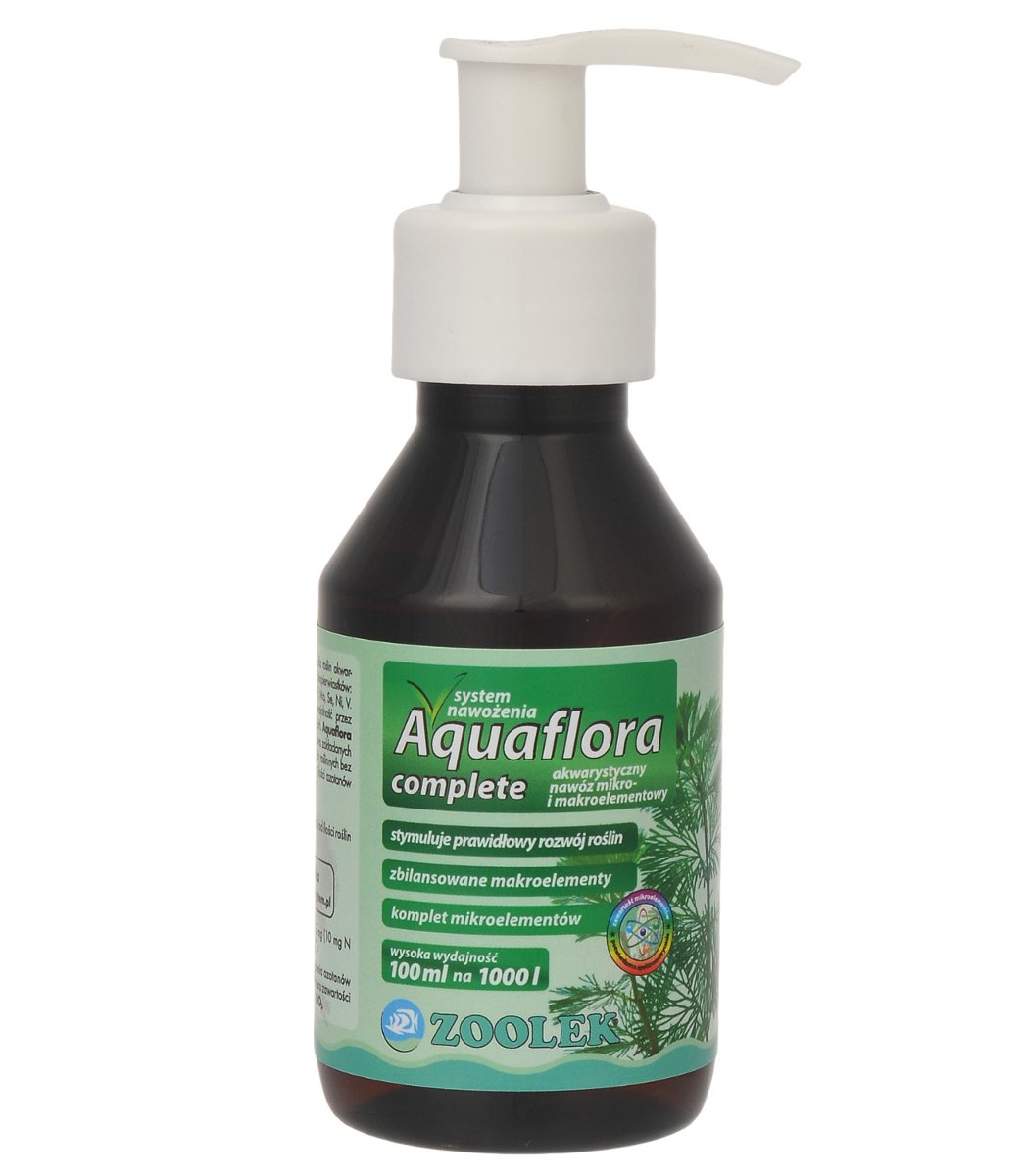 Zoolek Aquaflora Complete Nawóz Mineralny Dla Roślin100Ml