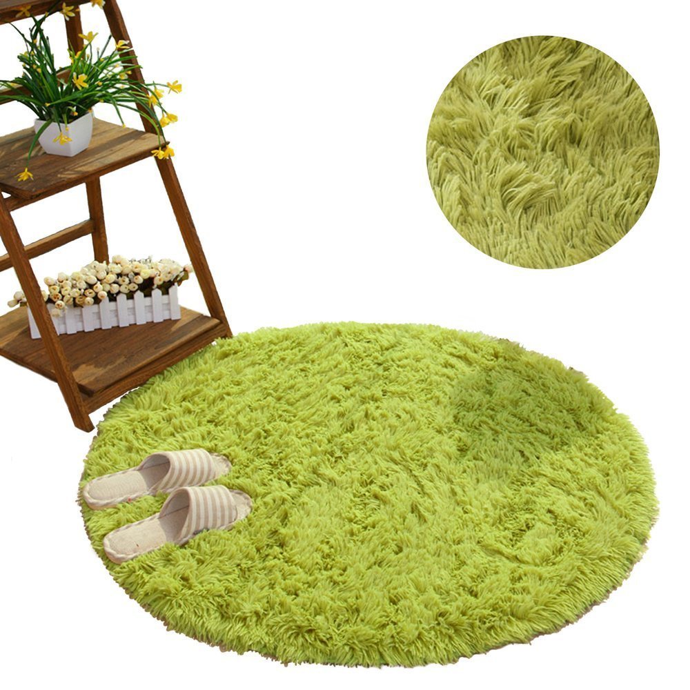 Strado Dywan okrągły Shaggy Strado 90x90 GreenGrass (Zielony) DNDRS9090.GREEN