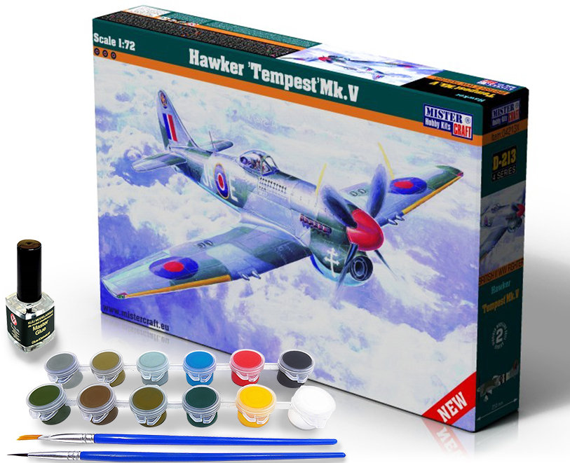 Mistercraft, zestaw modelarski Hawker Tempest Mk.V 1:72