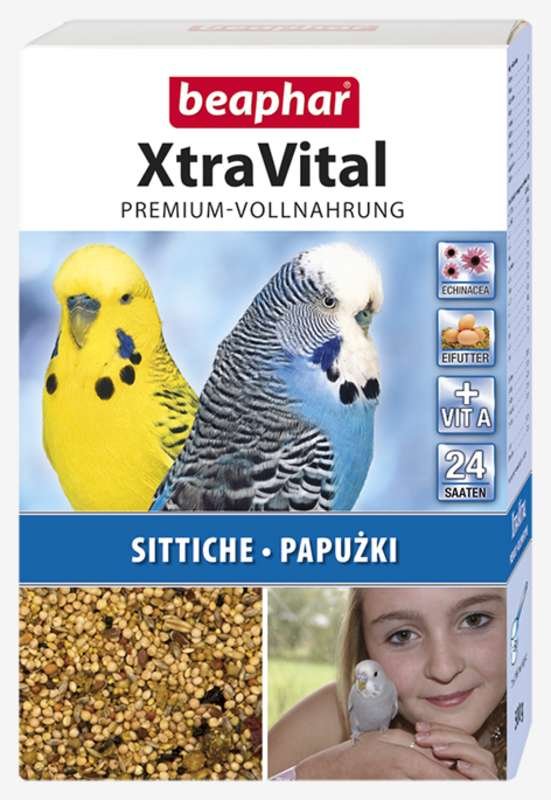 Beaphar XtraVital Sittiche 500 g sucha karma dla papużek falistych 500g