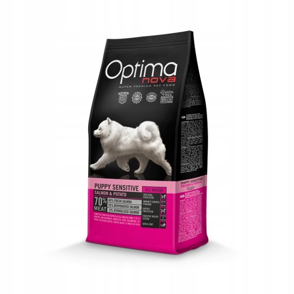 Optimanova Puppy Sensitive Salmon&Potato 12 kg