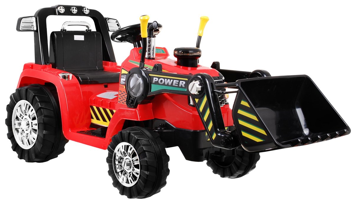 Pojazd Koparka Traktor Czerwona PA.ZP1005.CR