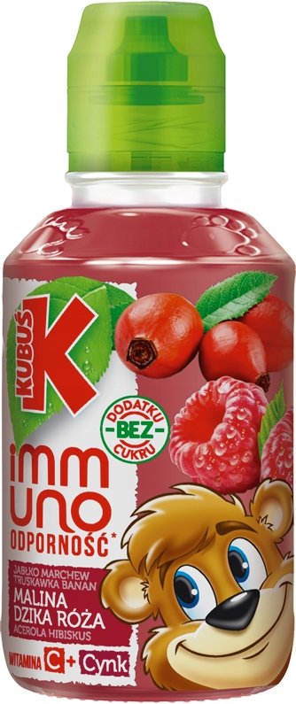 Kubuś Sok malina acerola dzika róża Immuno Odporność 200 ml