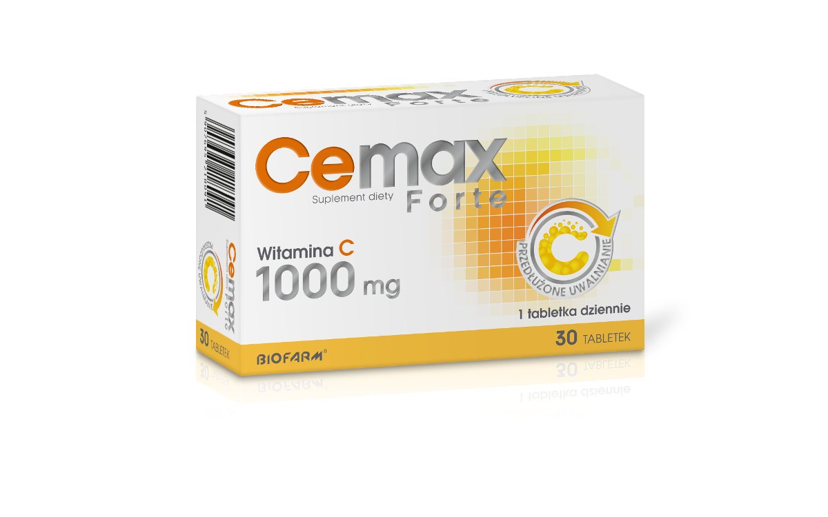 Biofarm CeMax Forte 1000mg 30 tabletek