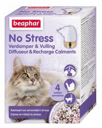 Beaphar No Stress Dyfuzor + Wkład Aromatyzer Behawioralny Dla Kotów 30 ml DARMOWA DOSTAWA OD 95 ZŁ!