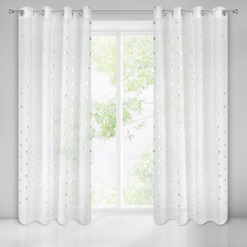 Firana Eurofirany Design91 Benay B+Sreb 140 x 250