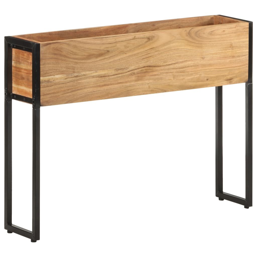 vidaXL Donica, 90x20x68 cm, lite drewno akacjowe