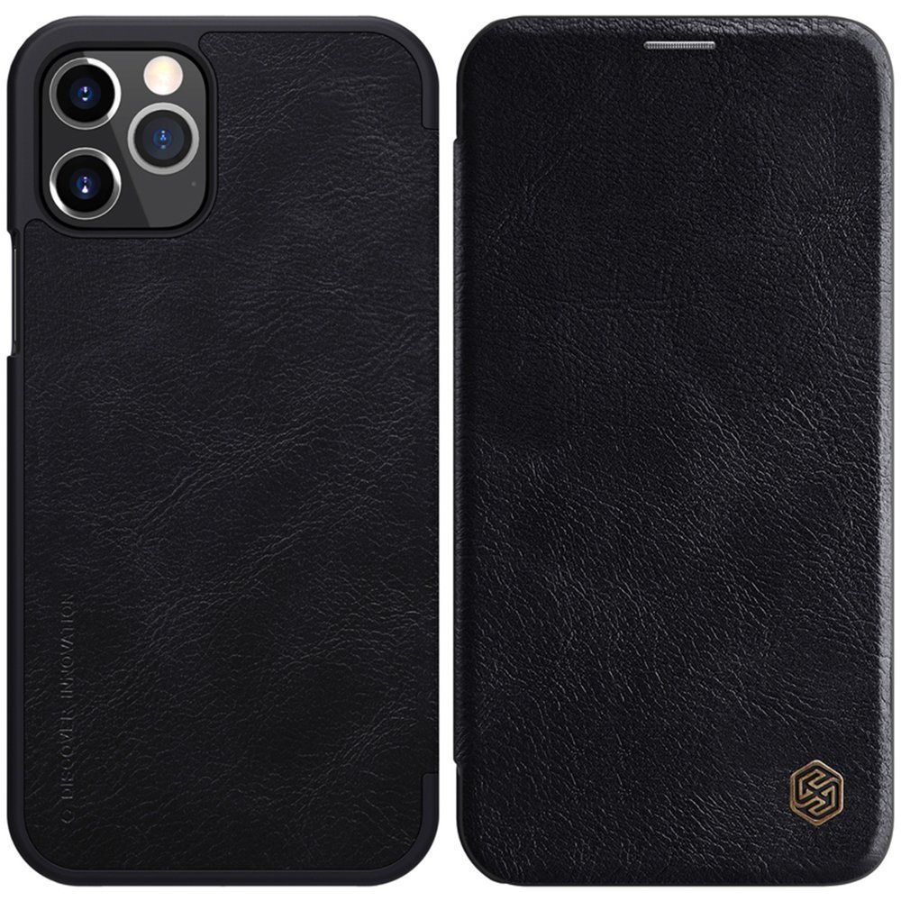 Nillkin Qin Leather Case Apple iPhone 12 Pro Max Black