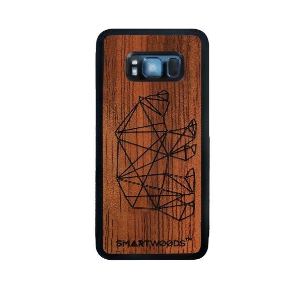 Samsung SmartWoods SmartWoods Case Etui Drewniane Bear Galaxy S8 Plus 8699-uniw