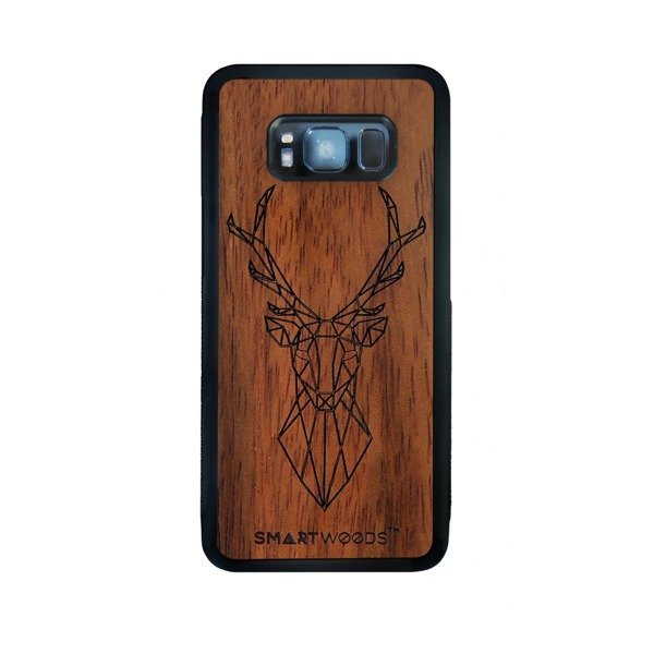 Samsung SmartWoods SmartWoods Case Etui Drewniane Deer Galaxy S8 Plus 13722-uniw