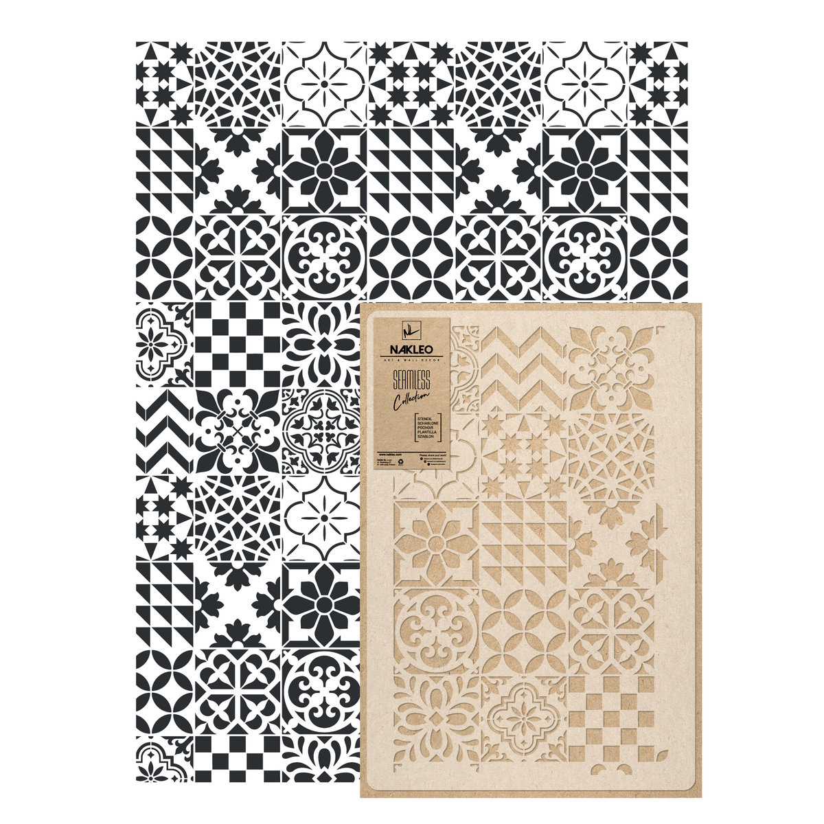 Szablon Malarski powtarzalny // Płytki // Kafelki