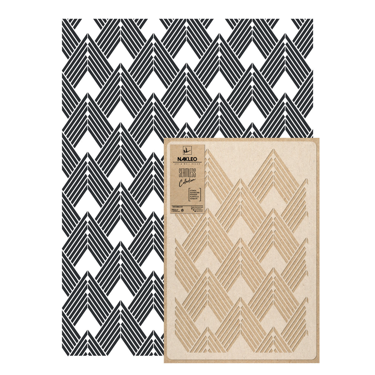Szablon Malarski powtarzalny Geometryczny / Gatsby