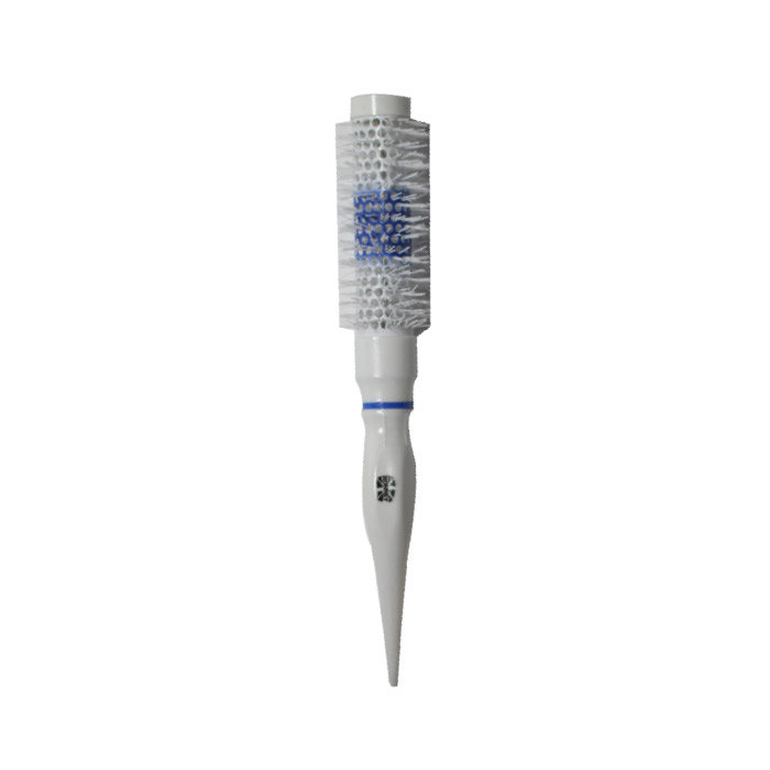 ronney RONNEY  Professional Thermal Vented Brush - 141 - Szczotka termiczna biało - niebieska 35 mm (RA 00141)
