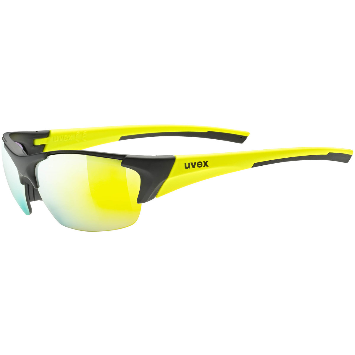 Uvex Okulary sportowe Blaze III 2.0 black mat yellow 53/2/046/2616/UNI