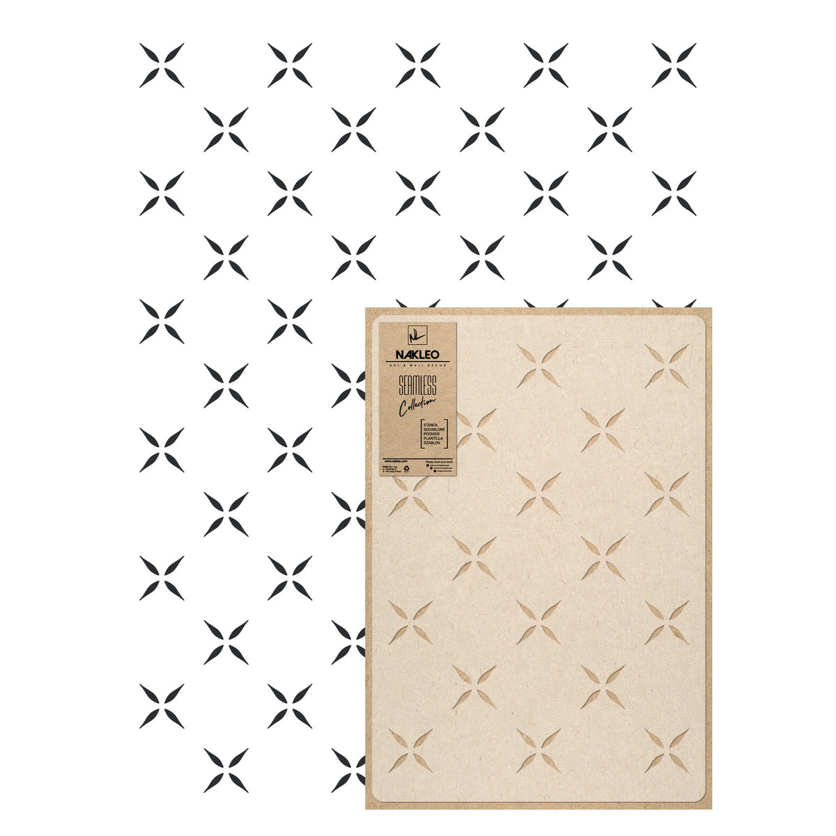 Szablon Malarski powtarzalny Scandi // Stitch