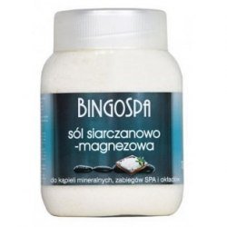 BingoSpa Sól siarczanowo-magnezowa do kąpieli mineralnych - BingoSpa Salt And Magnesium Sulphate Sól siarczanowo-magnezowa do kąpieli mineralnych - BingoSpa Salt And Magnesium Sulphate