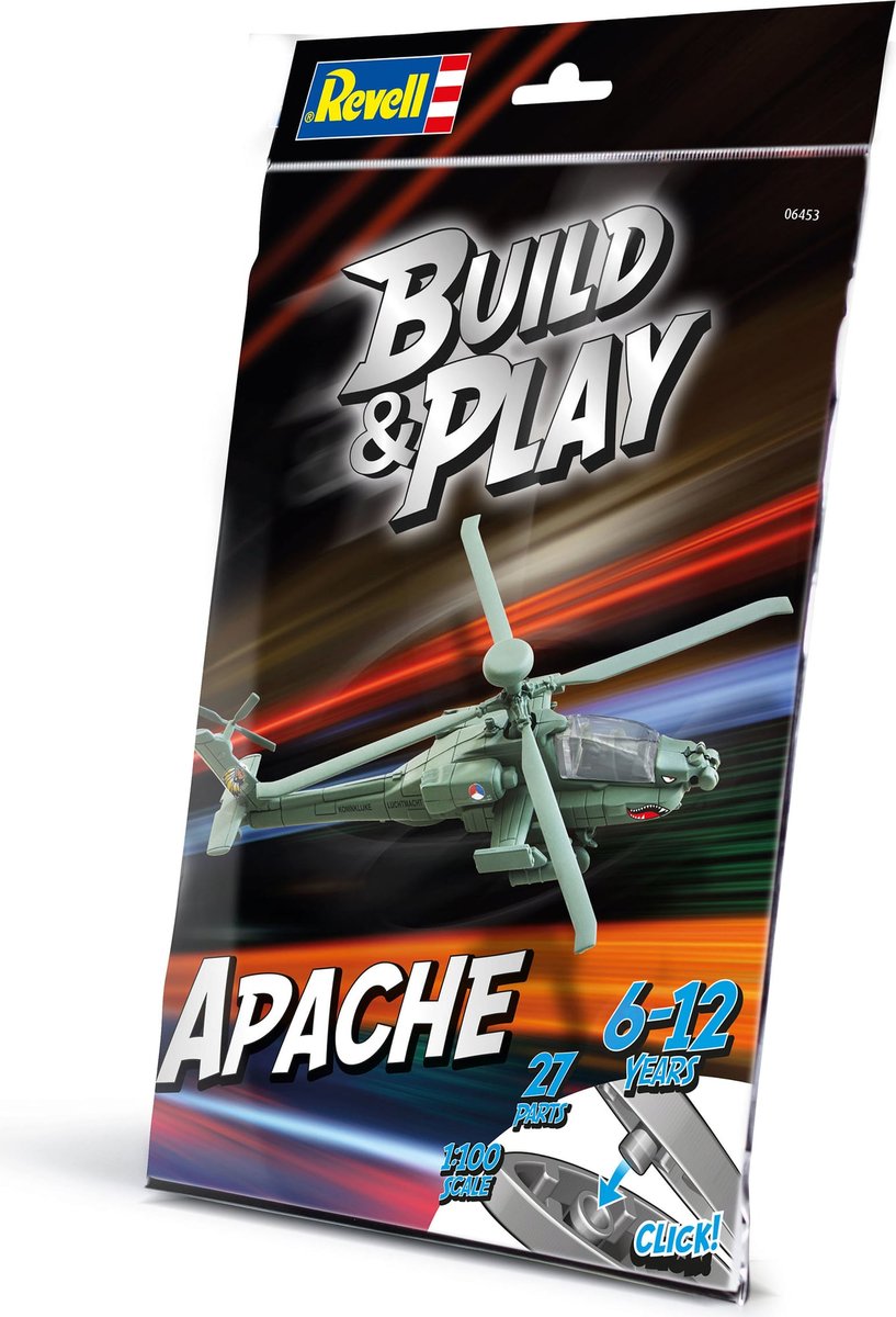 Revell Build & Play Helikopter AH-64 Apache 06453