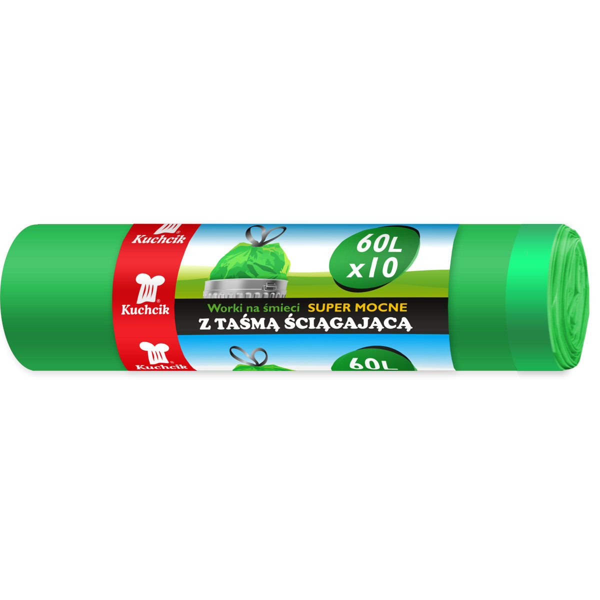 Kuchcik AKU Worki na śmieci super mocne 60L A10 taśma 2852