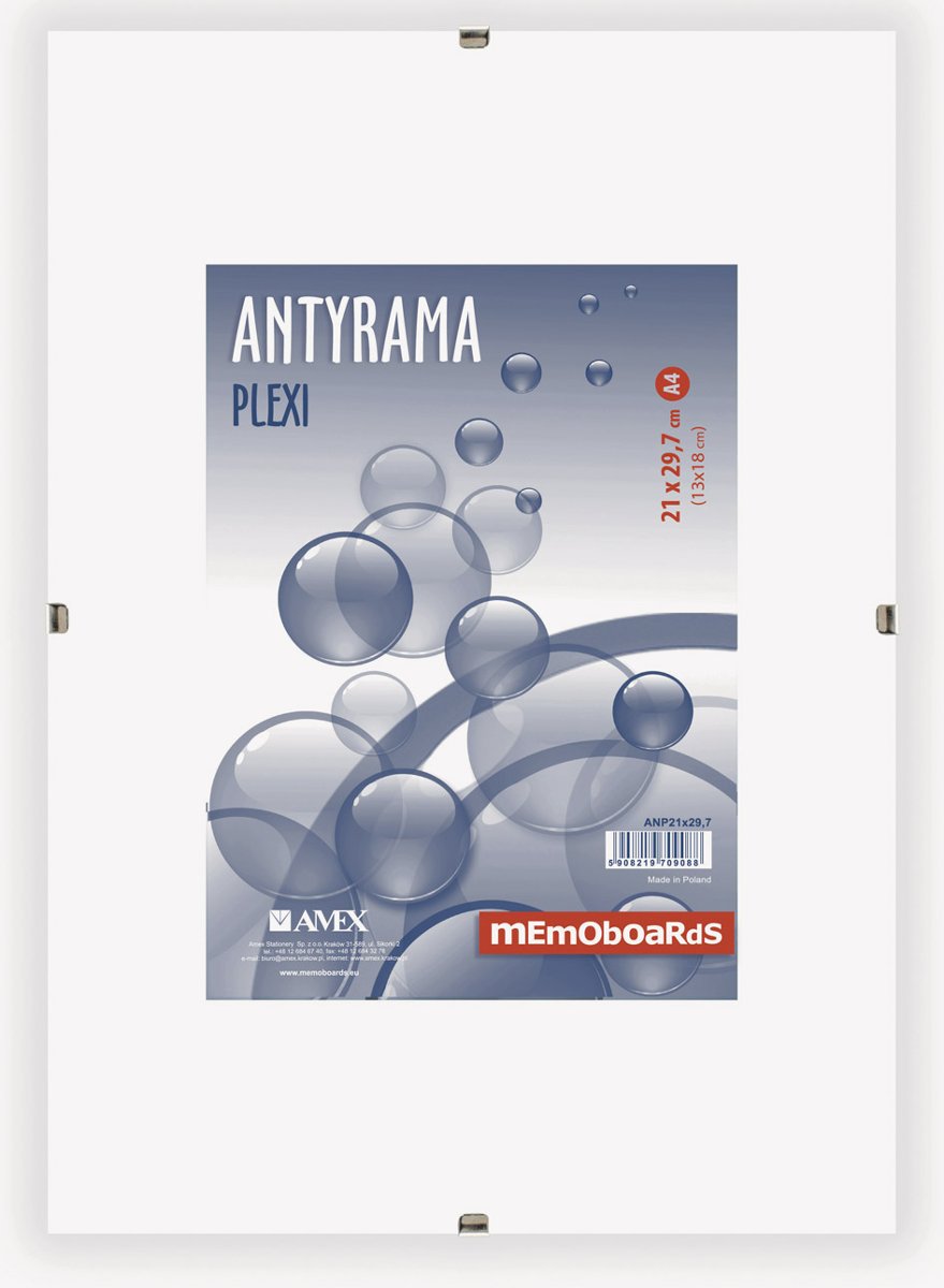 Inny Producent Producent Antyrama Plexi 21x29,7cm