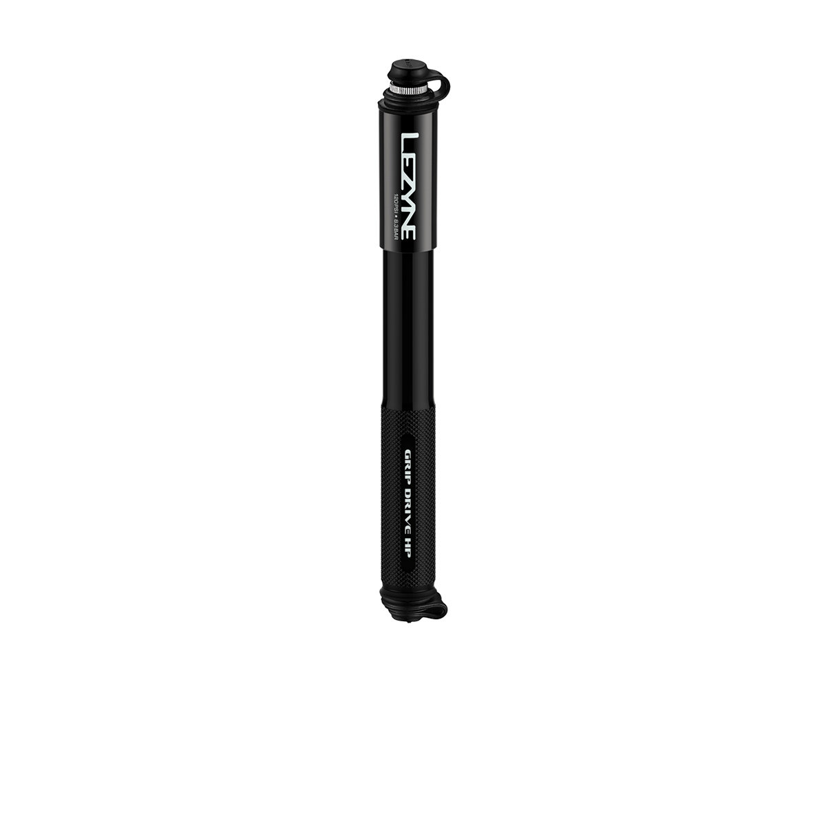 Lezyne Grip Drive HP Mini Pump M, black 2021 Mini pompki 452100036