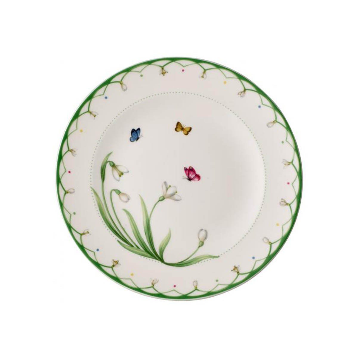 Villeroy & Boch 14-8663-2640 Colourful Spring talerz wiosenny, porcelana premium, biały