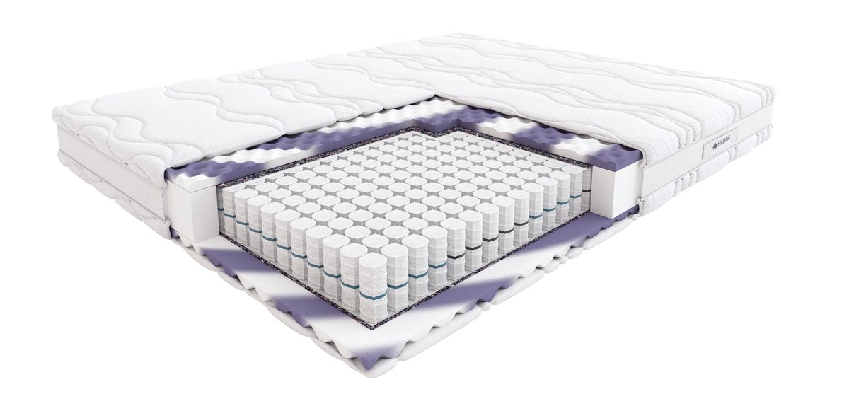 Hilding Materac sprężynowy Cha Cha biały 160x200