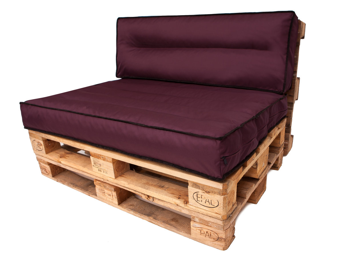 Hobbygarden Zestaw poduch Tomek - Bordo- 120x82 cm PTPBOR3
