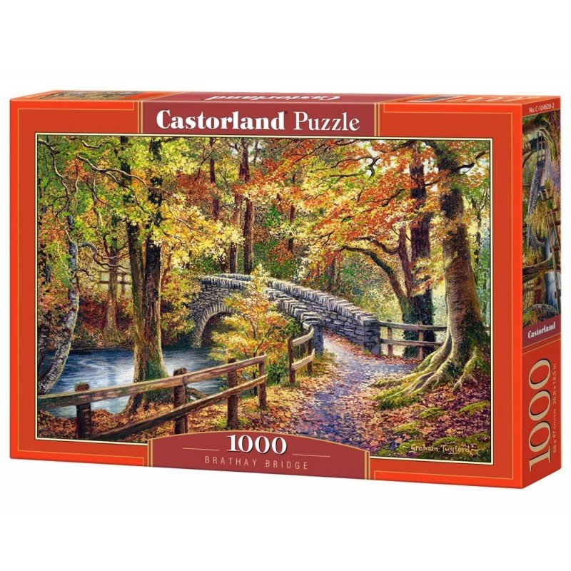 Puzzle 1000 elementów Most Brathay Bridge + Karty