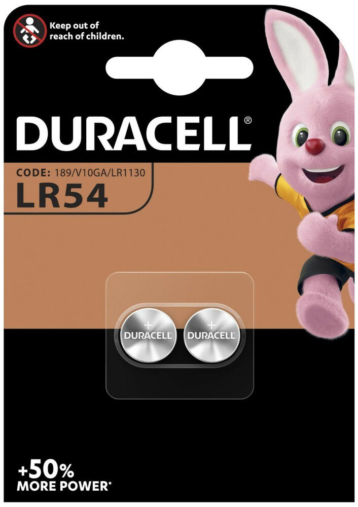 Duracell BATERIA 1.5V 2 SZT LR54