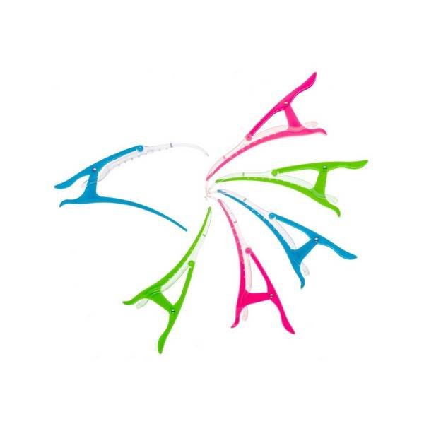 Head Jog Kolorowe Klipsy Fryzjerskie Eagle 6 szt