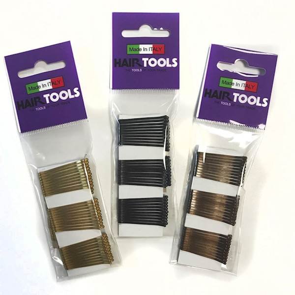 Hair Tools Wsuwki Do Włosów 3,8cm Czarne 50 szt