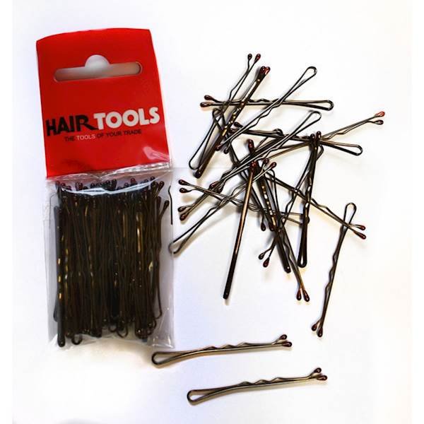 Hair Tools Wsuwki Do Włosów 5cm Brązowe 50 sztuk