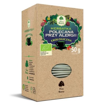 Dary Natury Herbata Polecana przy alergii fix BIO 25*2g 5903246862096