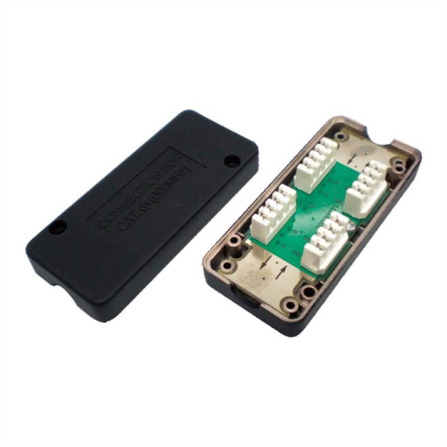 Value 21993048 Junction Box Kat.6 A, UTP czarny 21993048
