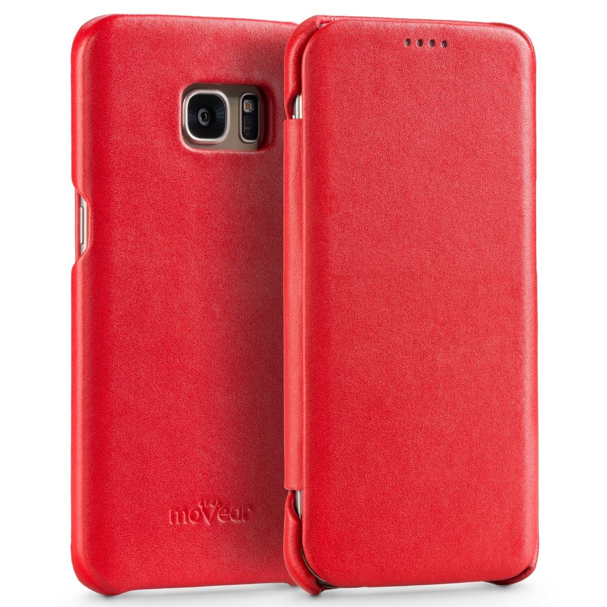 moVear flipSide S - Skórzane etui do Samsung Galaxy S7 edge (5.5