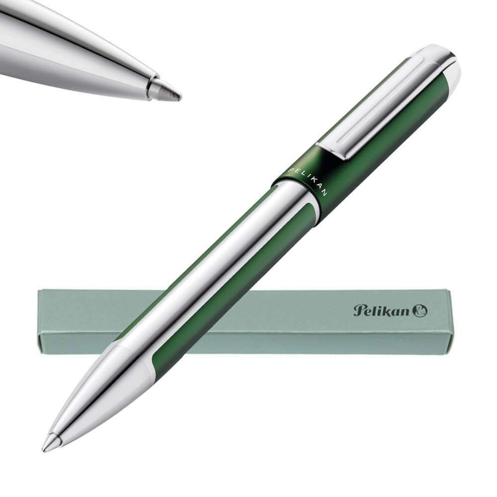 Długopis PURA K40, ciemnozielony prezent PELIKAN