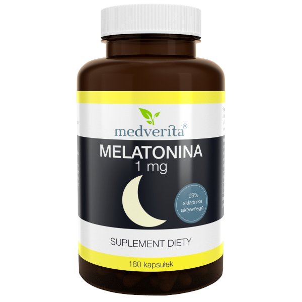 Medverita Melatonina 1 mg 180 kapsułek 1149414