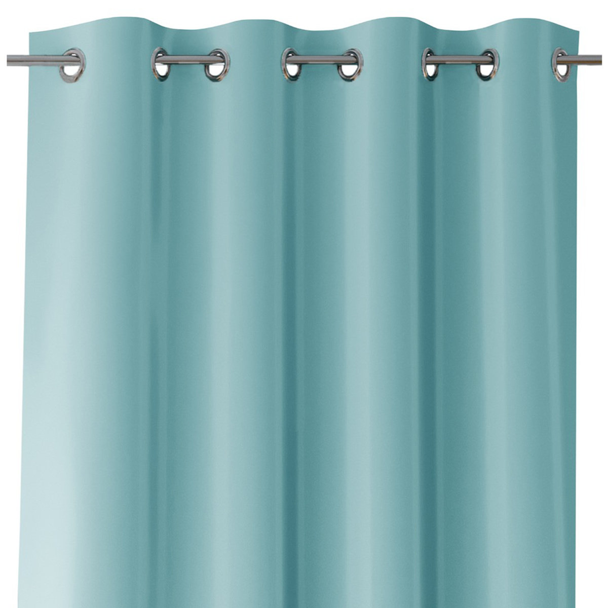 AmeliaHome Zasłona na przelotkach EYELETS 140X250 niebieski