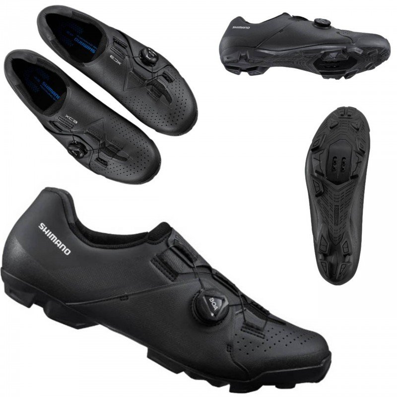 Shimano, Buty sportowe, SHIMANO MTB XC3 SH, XC300 czarne, rozmiar 47