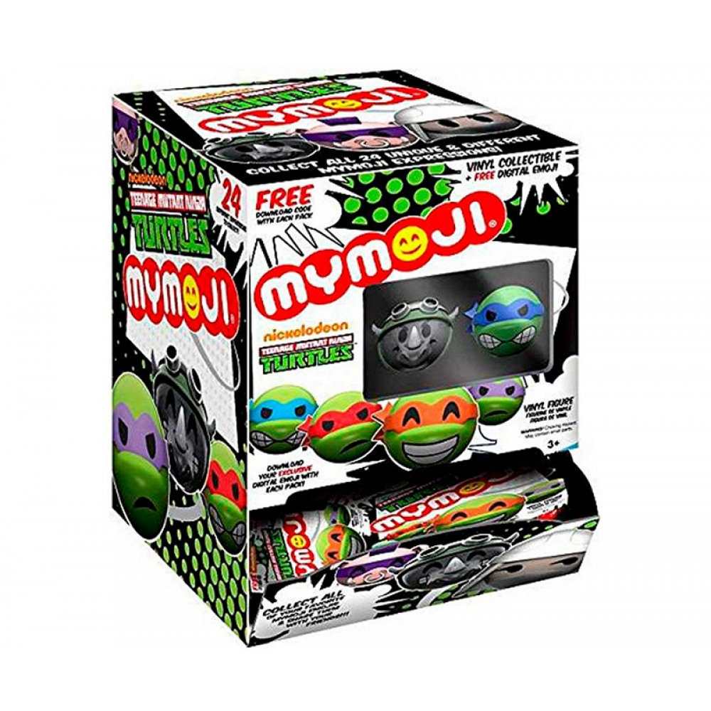Funko, Figurka kolekcjonerska, MYMOJI TMNT Żółwie ninja saszetki niespodzia