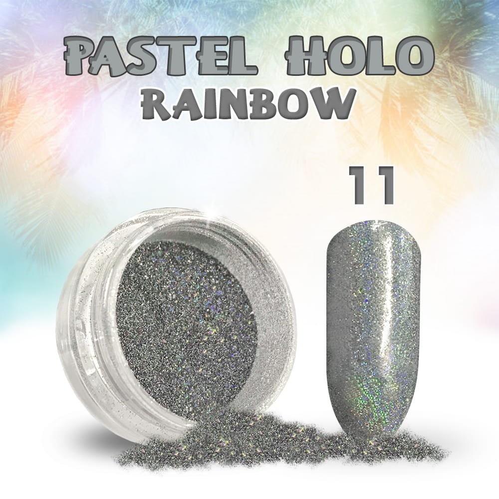 Pyłek Pastel Holo Rainbow Efekt Tafli 11