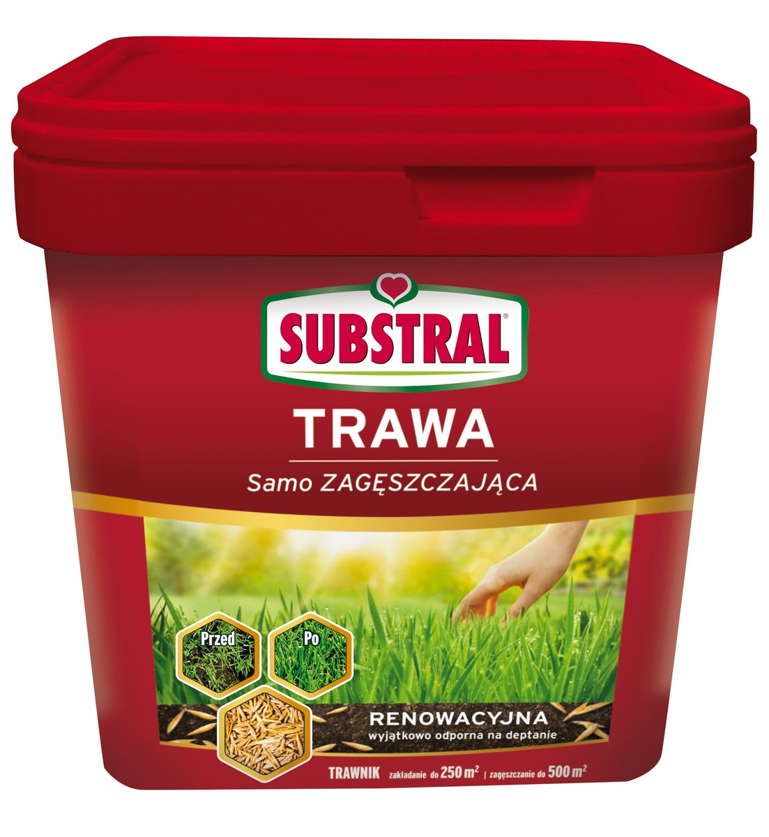 SUBSTRAL Nasiona trawy renowacyjnej 5kg samozagęszczjąca Substral