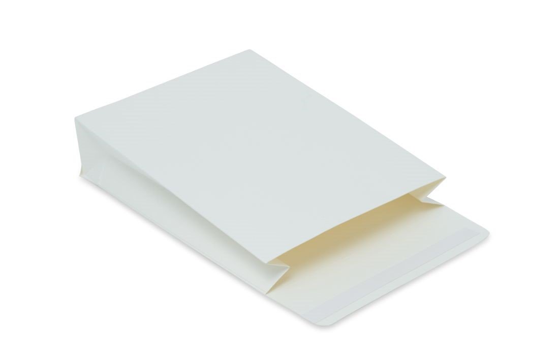 Koperty kartonowe, białe, 170x230x50 mm, 10 sztuk