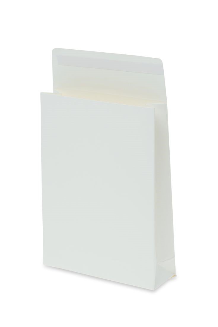 Koperty kartonowe, białe, 130x170x40 mm, 10 sztuk