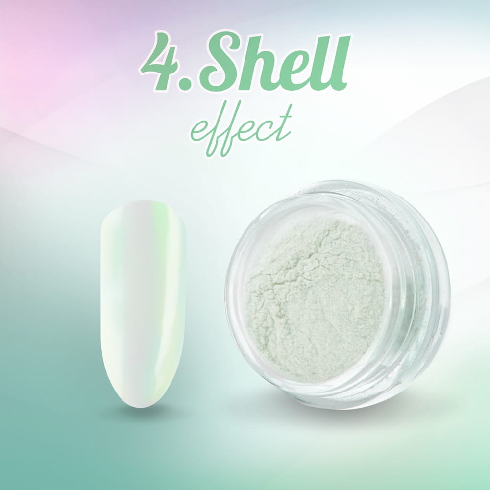 Allepaznokcie Pyłek do paznokci Shell Effect 1 g Nr 4