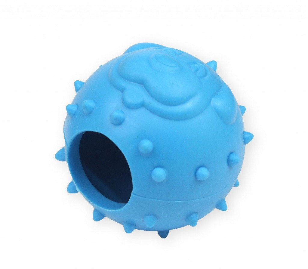 PET NOVA Pet Nova Piłka na przysmaki SnackBall z miętą niebieska 6,5cm PPTN026