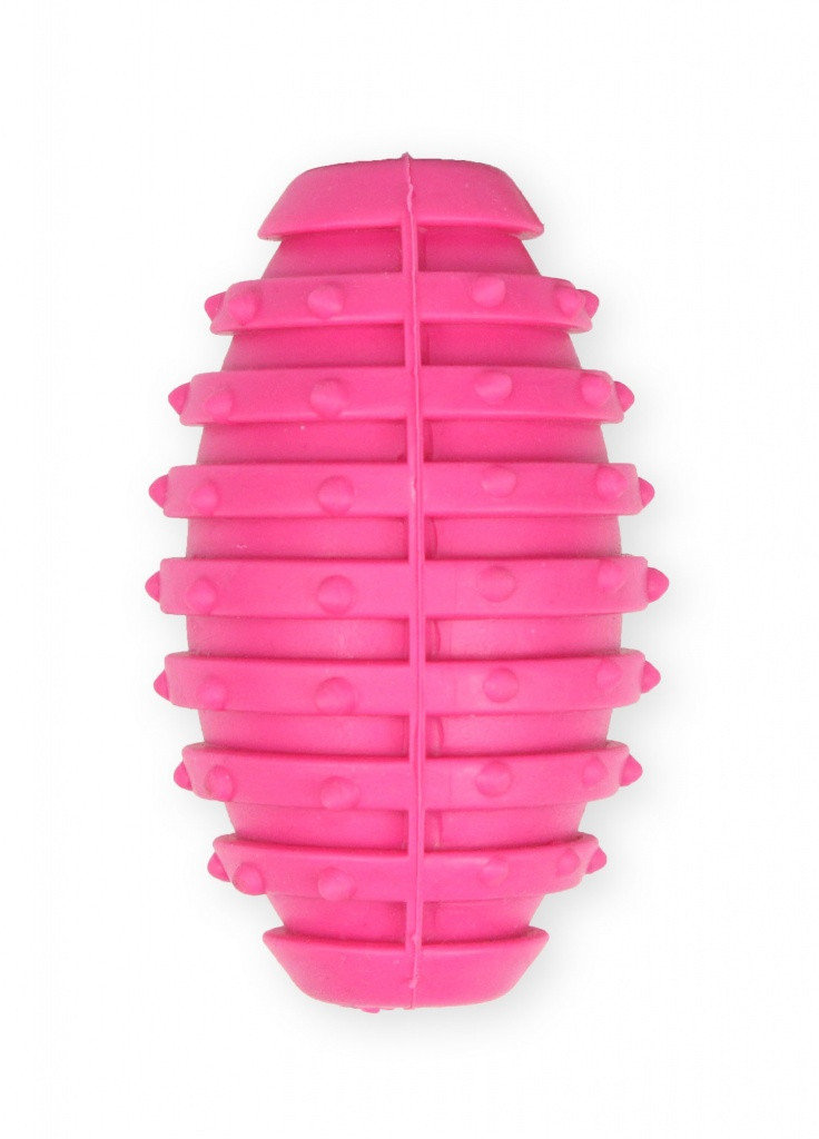 PET NOVA Pet Nova Piłka rugby miętowa RugbyBall z dzwonkiem różowa 10cm PPTN025